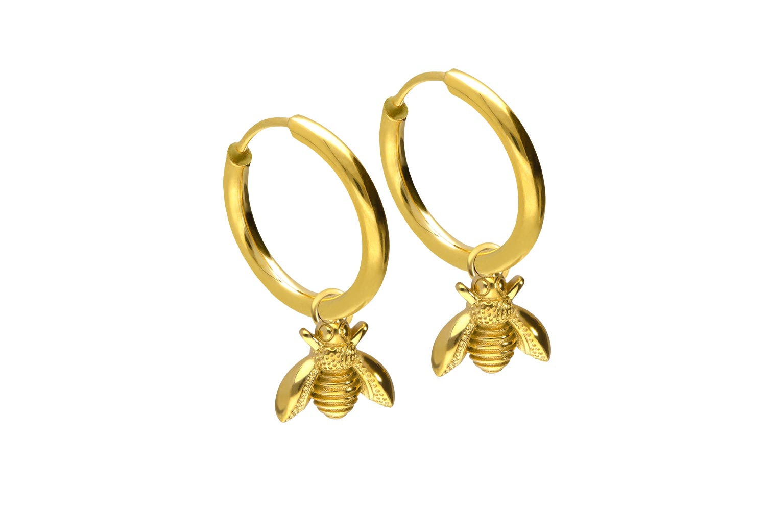 Chirurgenstahl Ohrclicker Creolen BIENE von Piercingline